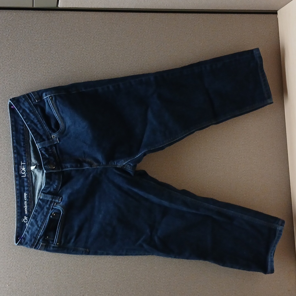 Ann Taylor LOFT Size 8p Women's‎ Modern Crop Jeans Capri's